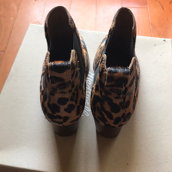 Madewell the Reagan boot in leopard calf hair sz 6 - Picture 3 of 6